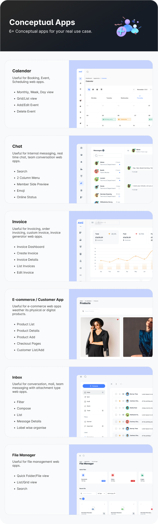 Able Pro Bootstrap Admin Dashboard Template - 3